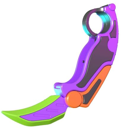 Sharplace Sensorisches Rettichmesser Spielzeug, Fidget Messer | Sensorisches Messer, Beliebtes Fidget Spielzeug, ideal als originelles Mitbringsel, erhältlich in Violett