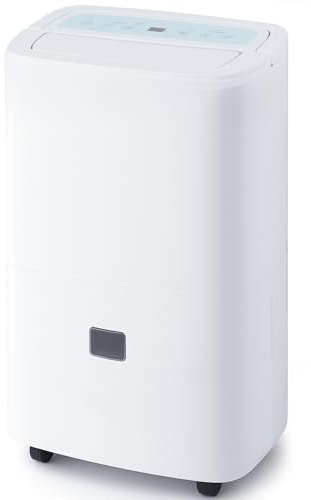 Megonia Deumidificatore Casa Muffa Silenzioso: Portatile 90L/G 240㎡ Pompa Acqua 5M Asciugabiancheria per Ambiente Bagno Cantina Camera Letto Bambini Ambienti Umidi