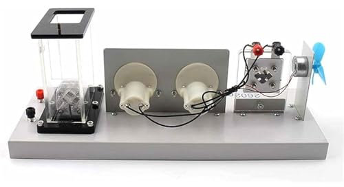 ZXYHLLGK Pila de Combustible de hidrógeno Reversible y electrolizador Experimento de física y Electricidad Kit generador de oxígeno e hidrógeno Equipo didáctico Pila de Combustible de hidrógeno
