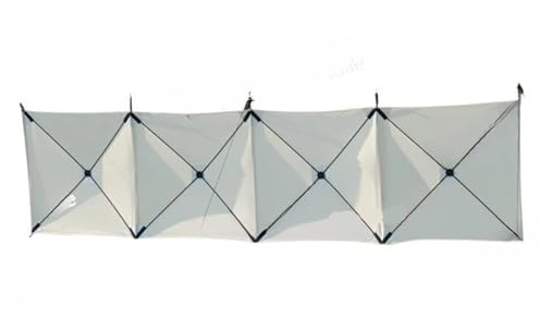 ZYFHYU Pantalla contra el Viento de Playa Parabrisas for Carpas al Aire Libre, Pantalla, toldo de Cortina for Acampar, recinto for Picnic y Camping en la Playa, Pared Simple for Parabrisas(Silver)