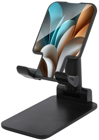 Jubonexis Flat Paper Texture Smooth Cell Phone Stand Foldable Adjustable Phone Stand for Desk