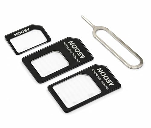 PARENCE. SIM-adapterset – 4 delar – Nano SIM, Micro SIM och Extractor Adapter – kompatibel med alla telefoner