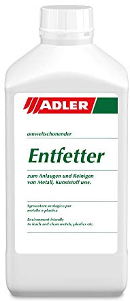 ADLER Entfetter - 5 L - Fettentferner, Reiniger und Anlauger auf Wasserbasis - Lösemittelfrei, enthält weder Säuren noch Phosphate und ist biologisch abbaubar