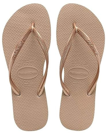 Havaianas Slim Donna Infradito Oro Rosa 41/42 EU