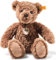 Steiff Kuscheltier My Bearly Teddybär, Süßes Stofftier mit Kunststoffaugen, Kinder, Jungen & Mädchen, Friends, Plüschtier 28 cm, Braun, 113543