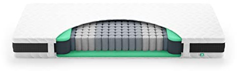 verapur Classik TFK Fresh Federkernmatratze I 120 x 200 cm I Klimaband I H3 I 81-100Kg I 7-Zonen I 21cm Höhe I Allergiker geeignet I Waschbarer Bezug I ÖKO-Tex I Made in Germany