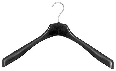 10 Kunststoff-Universalbügel leicht gewölbt 45cm schwarz EU45-10 Stück