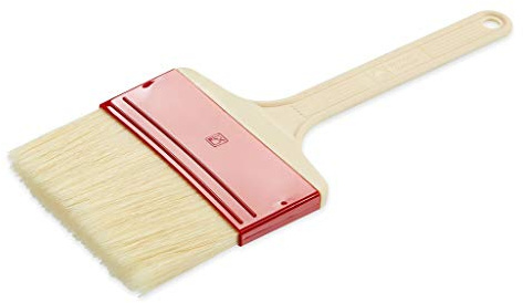 thermohauser Pincel con cerdas naturales, acabado largo, ancho de 10 cm, longitud de las cerdas: 5,5 cm aprox.