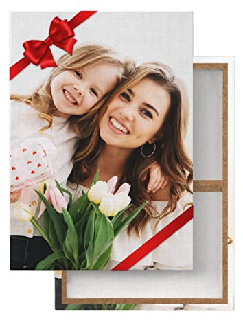 Estika Ihr Foto auf Leinwand - 50x70 cm - Fotogeschenke mit eigenem foto, Leinwand bilder, Personalisierte