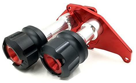 APLUZ Für Honda Für Grom Für MSX125 Für MSX 125 Für Msx125sf Für Msx125 Sf 2013-2019 Zubehör Motorrad Motorabdeckung Crash Pad Frame Slider Protector Sturzpad (Farbe : Rot)