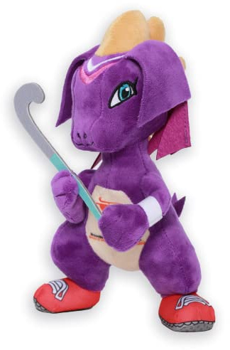 Promo-Dis FIH Hockey Mascot Plush, mascotte en peluche, 25 cm, Coupe du monde pour femme de Espagne et de Pays-Bas 2022