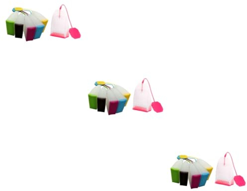 Alipis 18pièces Infuseur à Thé Silicone Réutilisable Filtre à Thé Pour Mugs Et Théières Chaleur Flexible Et Facile à Nettoyer