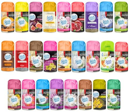 Fresh & More Lufterfrischer Nachfüller Duft-Mix 250ml (30er Pack) | Raumduft-Spray-Nachfüller, kompatibel mit Freshmatic Max, Zufallsmix aus 26 Duftsorten