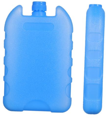 MOBUTOFU 2pcs Portable Cooler Ice Container Sealed Design Reusable Freezer Pack for Cooling for Lunch Boxes and Outdoor Activities