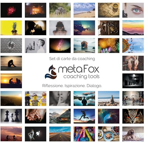 metaFox Carte da coaching Mondo di Emozioni | 52 cartoline illustrate per il coaching e la terapia | Conosci le tue emozioni e sviluppa l’intelligenza emotiva