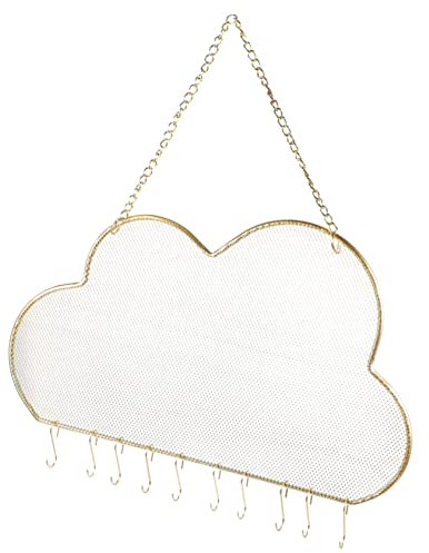 GAROZATION Portaorecchini e Collane Forma Di Organizzatore Da Parete Per Gioielli Supporto Per Orecchini e Collane Design Elegante e Salvaspazio