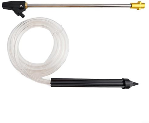 Emiif Kit di sabbiatura a umido per idropulitrice, kit sabbiatrice con lancia e adattatore per tubo (A)