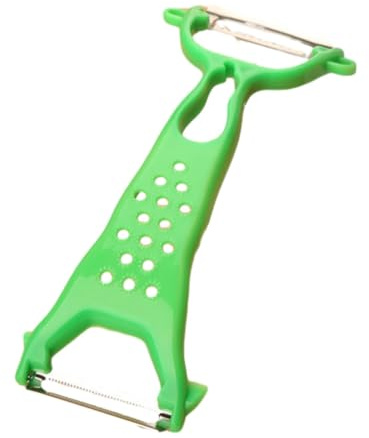 Peladores multifuncionales prácticos y afilados para cortar verduras y frutas sin esfuerzo, resistente al óxido, duradero, versátil, verde