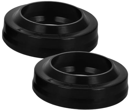 Kit Guarnizione Cilindro per Smontagomme, 2 Pezzi Plastico Nero
