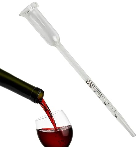 VIVIIHOO Medidor de Alcohol para Vino 0-25%, Hidrómetro Refractómetro Preciso, Robusto para Cerveceros Caseros y Licores, Medición de Contenido Alcohólico