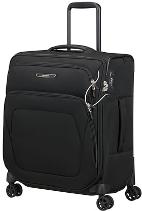 Samsonite Spark SNG Eco - Bagage Cabine 56x45x25 cm, Trolley Cabine Souple pour EasyJet, British Airways et Jet2, 60L, 3 kg, Noir