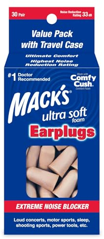 Mack's Ultra Ear Plugs (30 Pair) - Beige