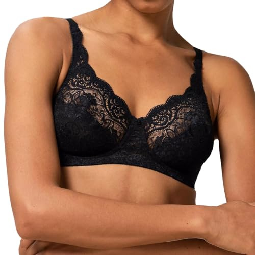 Triumph Mujer Amourette 300 N X, Non-Wired Bra, Black, 85B