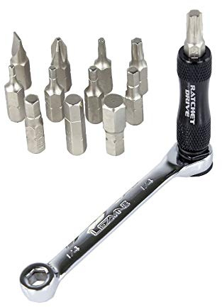 LEZYNE Ratchet Drive Ratschenschlüssel, Unisex, Erwachsene, Schwarz, Einheitsgröße (Größe Hersteller: t.One Size)