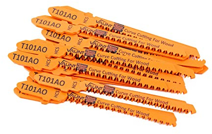 Vaunt Jigsaw Blades Curved Wood Cutting (T101AO) - Pack of 25