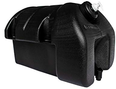 UNITRAILER Schwarzer Wasserkanister 30 L aus Kunststoff