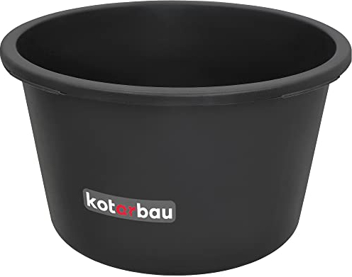 KOTARBAU® Seau à mortier Rond Noir 65 L