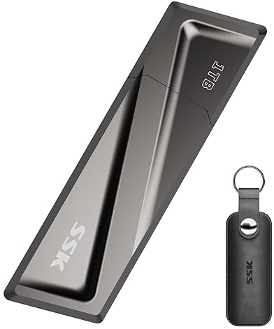 SSK 1TB Externe SSD Portable, External Solid State Drive bis zu 500MB/s