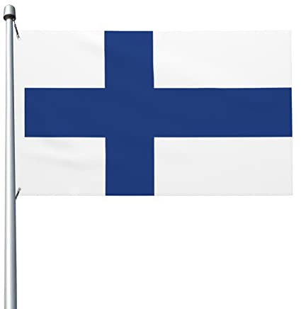 Bandiera della Finlandia 3x5ft Bandiera in poliestere - Bandiere decorative per esterni durevoli