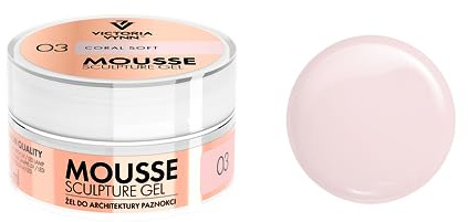 Victoria Vynn Thixotropic MOUSSE SKULPTUR GEL 15ml Nägel Aufbauverlängerung (03 Coral Soft)