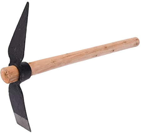 Piccone per Zappa da Giardino Piccone da Giardino Zappa Utensile Manuale Multiuso Scavo Diserbo Semina Tornitura Strumenti per L'estrazione del Suolo