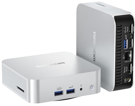 GEEKOM A7 Mini PC, AMD Ryzen 9 7940HS (8 core 16 thread, fino a 5,2 GHz), 32 GB DDR5 2TB SSD Gaming | AMD Radeon 780M | BT5.2 | Wi-Fi 6E | 8K