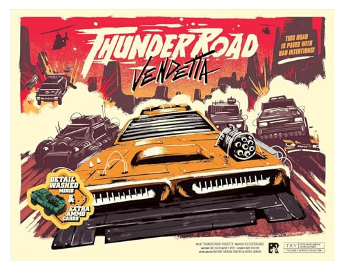 Restoration Games Thunder Road Vendetta, Brettspiel, ab 10 Jahren, 2–4 Spieler, 30–75 Minuten Spieldauer