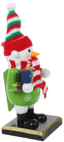 PRETYZOOM Adorno De Cascanueces De Muñeco De Decoración De Navidad De Navidad De Madera