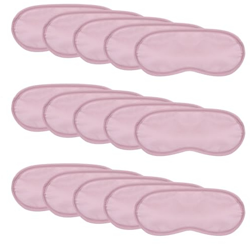 15 Stück Rosa Schlafmasken Augenbinde,Lustige Schlafaugenmaske,DIY-Farben für Augenbinde,Weiche Augenabdeckung,Party Augenmaske,für Hochzeit,Teamspiel,für Herren,Frauen,Kinder (rosa)