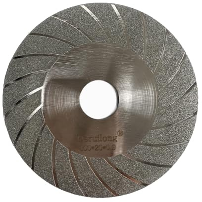 Deruilong 100 mm/4 grana 150 – Disco da taglio diamantato ultra sottile per vetro, gres porcellanato, marmo e ceramica
