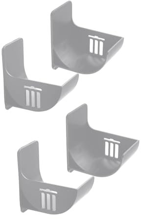 TOWARDSNAN Lot de 4 supports muraux pour sac poubelle avec adhésif puissant pour une utilisation polyvalente dans n'importe quelle pièce