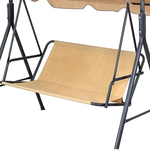 Funda de Asiento de Repuesto para Columpio, Asiento para Columpio, Tela Oxford 600D, Funda para Balancín, Ajuste para Columpios 3 Plazas(Beige,57*18*22in/144*45*55cm)