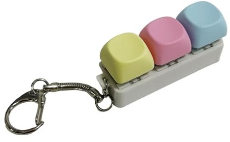 Tangentbord Fidget - Fidget Clicker - Kvinnor nyckelringar för arbetsrum arbete resor kontor klassrum skolor möten pendlingar väntar hemma fester halloween