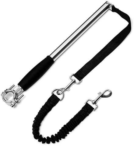 Laisse de vélo pour Chien, Mains Libres, Fixation Robuste pour vélo avec Laisse rétractable pour Exercices, entraînement, Jogging, Cyclisme