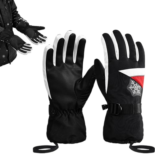 Snowboard-Handschuhe, Winddichte Fahrrad-Fäustlinge – für Skifahren, Schnee, warme Handschuhe – für Damen, Motorrad, Fahren, Radfahren, Wandern, Arbeit, Outdoor-Sport