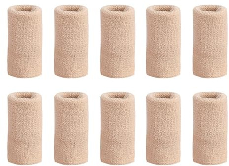 Dcfbkl Fingermanschetten, Sportschienen, Daumenbandage, elastisch, Fingergelenk, 10 Stück