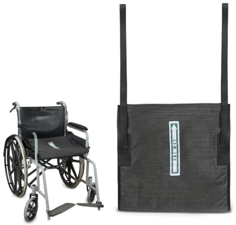 Ehucon One Way Transfer Support Cushion, Non Slip Tubular Pad for Fall Prevention in Chair & Wheelchair, Elderly/Disabled Assistance, 17x17(with Handles) (Black)