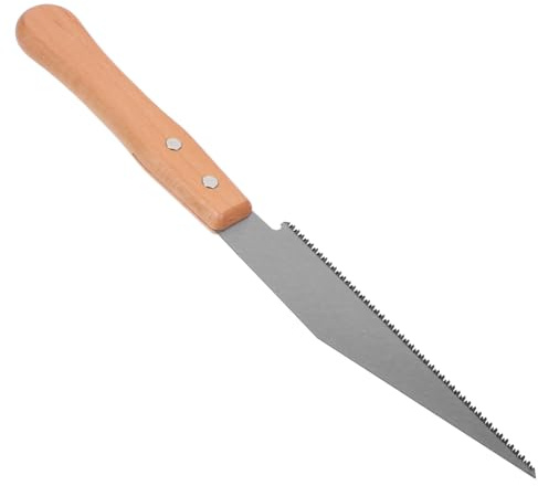 SOESFOUFU Serrucho de Mano Japonés para Madera, Pequeña Segueta de Tracción con Dientes Finos Endurecidos, Mango de Madera Compacta para Carpintería Doméstica y Bricolaje, Corte Preciso