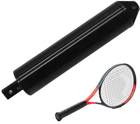Medidor de tensión de cuerda de tenis, calibrador de tensión de cuerda de raqueta deportiva, asistencia de raqueta de medición precisa para práctica de tenis, bádminton, squash y deportes de raqueta