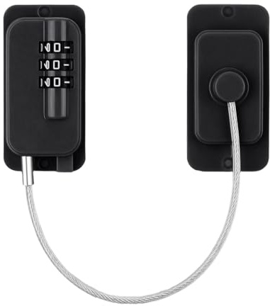 Blocco Frigo Sicurezza Bambini Chiusura a Combinazione Resistente | Blocco per Porta Frigo per Cucina Bagno Armadi Cassetti Camper RV
